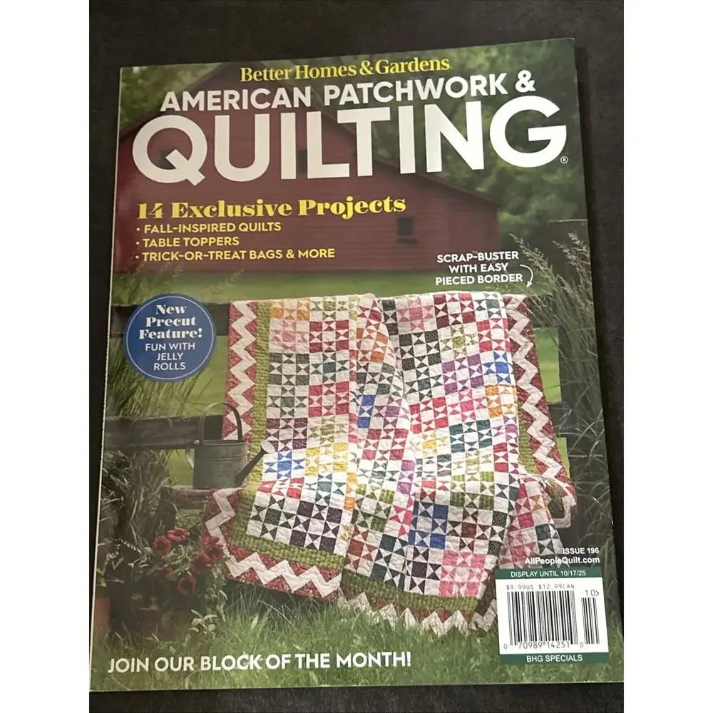 Better Homes and Garden American Patchwork & Quilting‎ Issue 196 2025